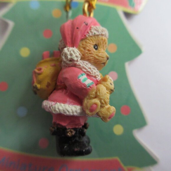 5 Cherished Teddies Enesco Winter Festival Miniature Christmas Ornament NWT 1997 - Picture 5 of 11
